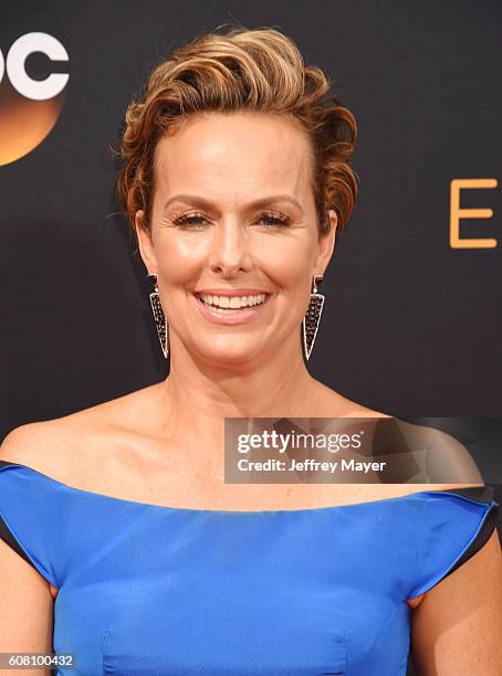 Actress Melora Hardin arrives at the 68th Annual Primetime Emmy Awards at Microsoft Theater on September 18, 2016 in Los Angeles, California.