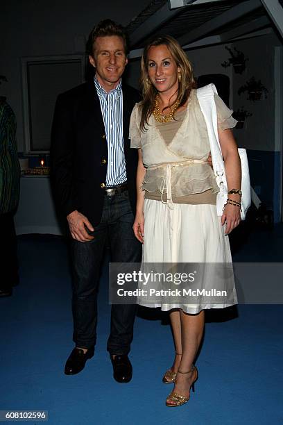 Charles Deigan and Alice Ryan attend Dinner Hosted by Marcel Wanders at ART BASEL at Solarium on December 7, 2006.