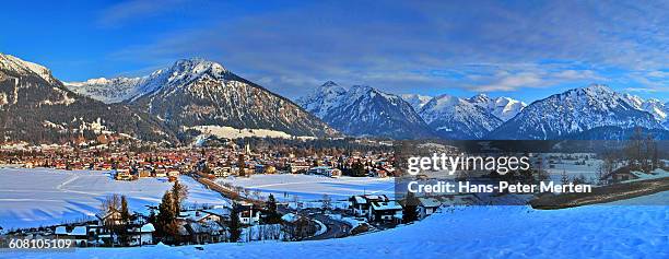 oberstdorf, allgäu alps, bavaria - oberstdorf stock pictures, royalty-free photos & images