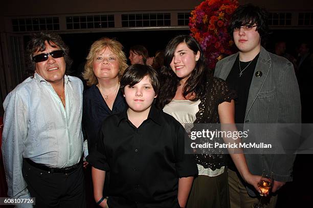 Jose Feliciano, Susan Feliciano, Michael Feliciano, Melissa Feliciano and John Feliciano attend Raffles Resort Canouan Island Gala Concert with IL...