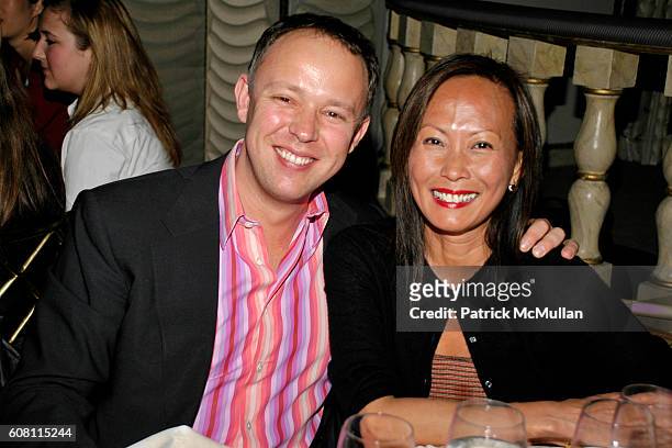 Dominic DeVetta and Adora Chew attend DEBORAH ROBERTS Hosts WOMEN IN NEED Honoring STEVE SADOVE at The Pierre Hotel on April 17, 2007 in New York...