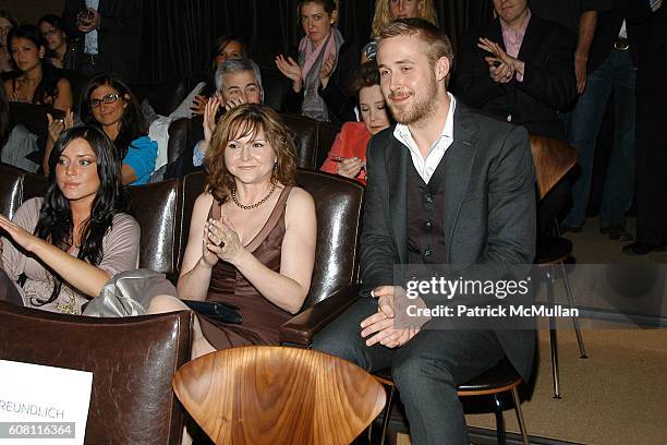 Donna Gosling and Ryan Gosling attend THE CINEMA SOCIETY & HUGO BOSS host a screening of "FRACTURE" at Tribeca Grand Hotel on April 17, 2007 in New...