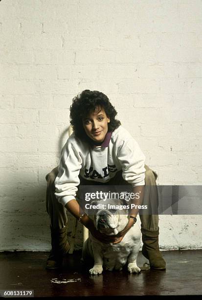 Jennifer Beals in Flashdance promo photos circa 1983.