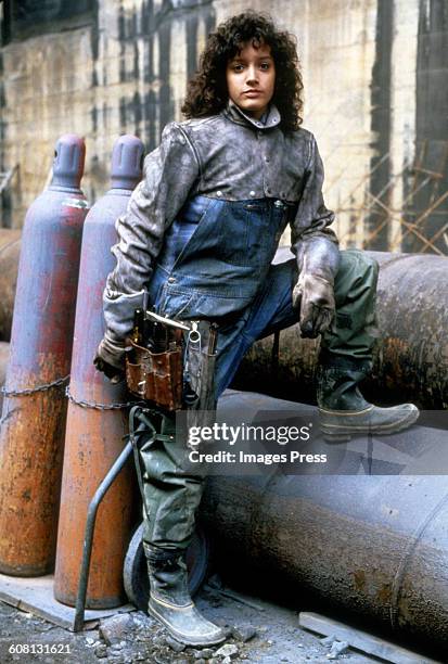 Jennifer Beals in Flashdance promo photos circa 1983.