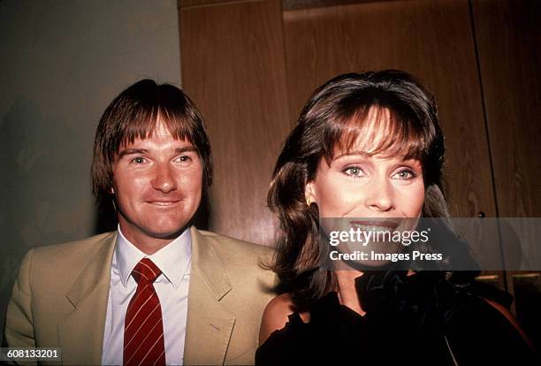 Jimmy Connors and wife Patti McGuire circa 1982 in New York City.