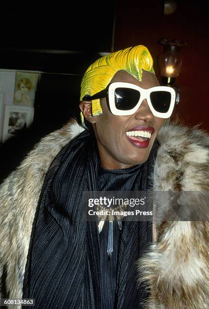 Grace Jones attends the Premiere of "Ready To Wear" circa 1994 in New York City.