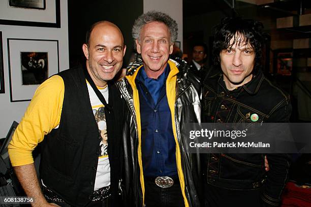 John Varvatos, Bob Gruen and Jesse Malin attend JOHN VARVATOS Hosts a Special Acoustic Performance by IAN HUNTER in Celebration of His Latest Release...