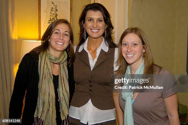 Joanna Sieghart, Diana Bianchini and Agatha Capacchione attend MICHAEL S SMITH AGRARIA COLLECTION LAUNCH at Lowell Hotel on April 18, 2007.