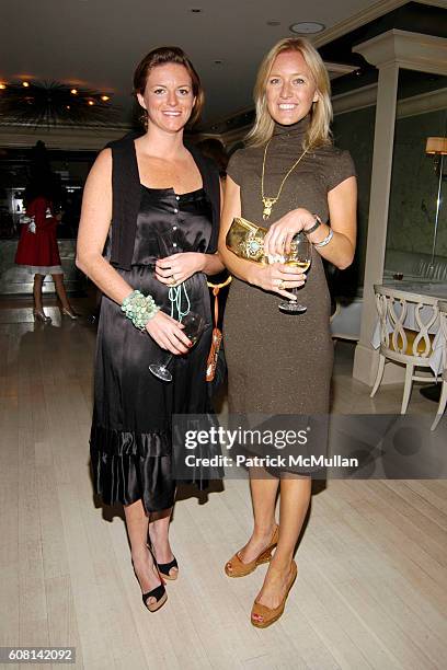 Kari Talley and Morgan White attend The LYING-IN HOSPITAL NEWYORK-PRESBYTERIAN HOSPITAL hosts a special preview of the VALENTINO Fall/Winter 2007...