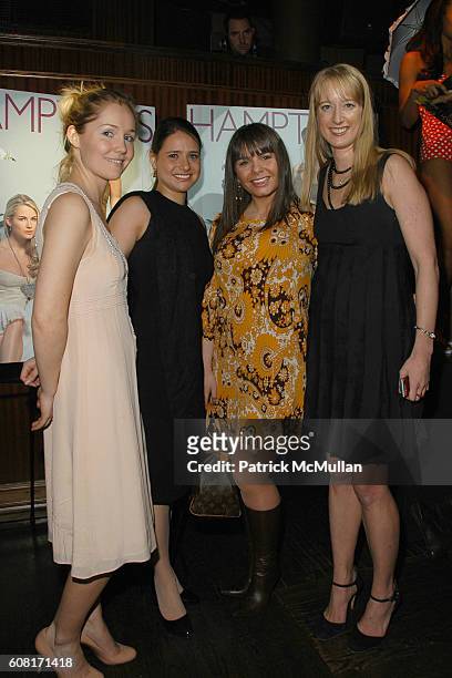 Isobel McMahon, Joanna Tucker, Danielle Gendler and Emily Kampner attend ANNE HEARST and AMANDA HEARST Join NICHE MEDIA to Launch The Spring Issue of...