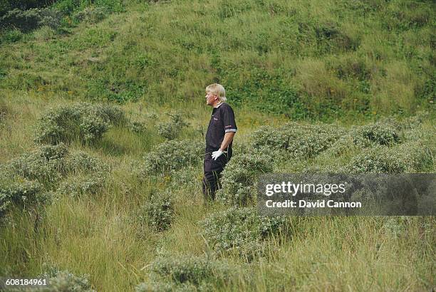 John Daly of the United States in the rough during the Heineken Dutch Open on 22 July 1993 at the Noordwijk Golf Club, Noordwijk, Netherlands.