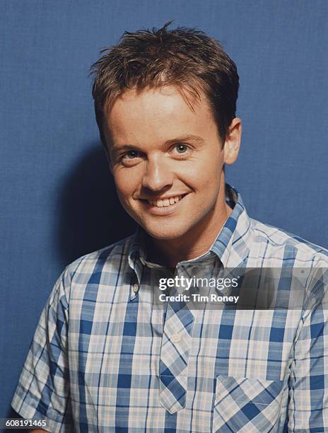 English television presenter Declan Donnelly, aka Dec of Ant & Dec, circa 1995.