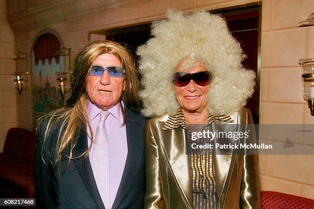 Nick Simunek and Terry Allen Kramer attend WOODY JOHNSON's "Wig Out" 60th Birthday Party at Doubles on April 12, 2007 in New York City.