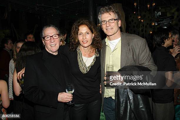 Maury Hopson, Jacqueline Schnabel and Phil Coccioletti attend SUNDANCE CHANNEL's Launch Party for "THE GREEN" at ABC Home on April 12, 2007 in New...