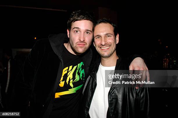 James Camp and David Schlachet attend MONDAYS HARD and the premiere of MANIKIN MONDAYS at The Plumm on April 16, 2007 in New York City.