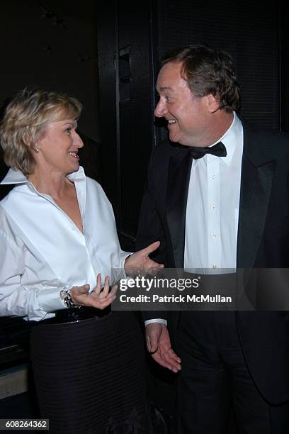 Tina Brown and Tim Russert attend The PEN American Center's 2007 Literary Gala at American Museum of Natural History on April 30, 2007 in New York...