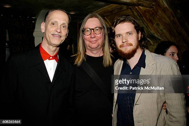John Waters, Dennis Dermody and Jack Dafoe attend A Theater of Varieties, THE WOOSTER GROUP Benefit, Sponsored by MAC and The BOX, Produced by Tanya...