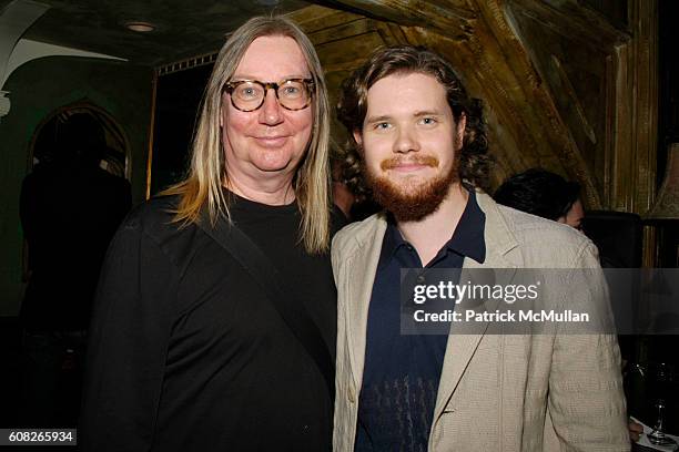 Dennis Dermody and Jack Dafoe attend A Theater of Varieties, THE WOOSTER GROUP Benefit, Sponsored by MAC and The BOX, Produced by Tanya Selvaratnam...