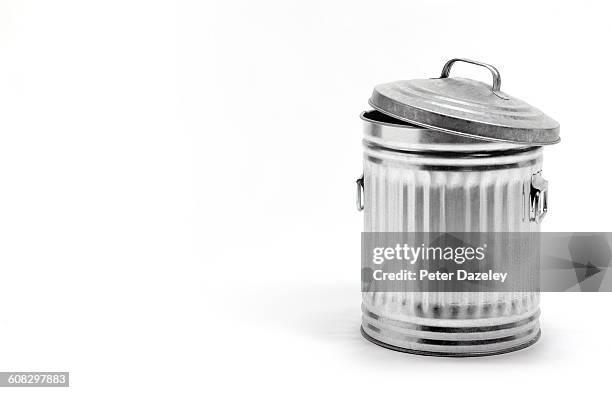 metal dustbin lid a jar - dustbin lid stock pictures, royalty-free photos & images