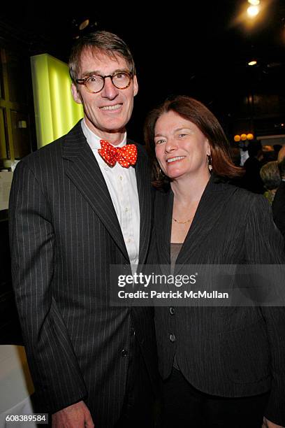 James Grant and Patricia Kavanagh attend LINDSAY NEWMAN WORKS Cocktail Party Hosted by Lindsay Newman Architecture and Design at Cooper-Hewitt on...