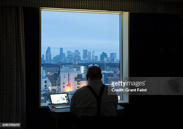 view of business man. - solitudine foto e immagini stock