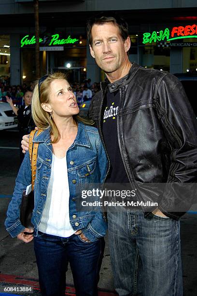 Erin O'Brien Denton and James Denton attend The Los Angeles Premiere of "Blades of Glory" at Mann's Chinese Theatre on March 28, 2007 in Hollywood,...