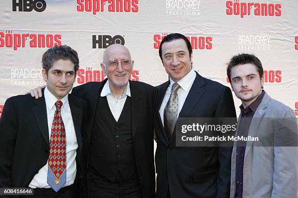 Michael Imperioli, Dominic Chianese, Frederico Castelluccio and Robert Iler attend HBO and BRAD GREY TELEVISION Present the World Premiere of the HBO...