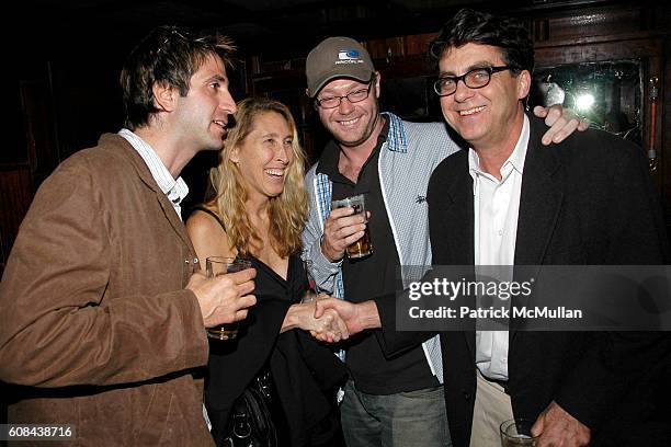 Chris Petty, Lisa Phillips, Jon Lyon and Wayne White attend ALTOIDS & the NEW MUSEUM Party to Celebrate the First Ever "Altoids Award" at Union Pool...