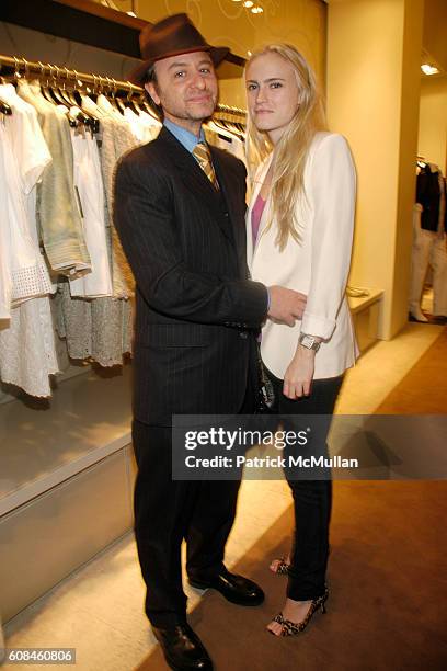 Fischer Stevens and Elizabeth Gesas attend After Party for a Screening of THE LOOKOUT at Elie Tahari SoHo on March 26, 2007 in New York City.