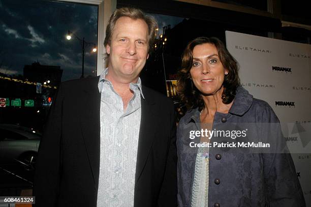Jeff Daniels and Kathleen Treado attend ELIE TAHARI Hosts a Screening of Miramax Films' THE LOOKOUT at Tribeca Cinemas on March 26, 2007 in New York...