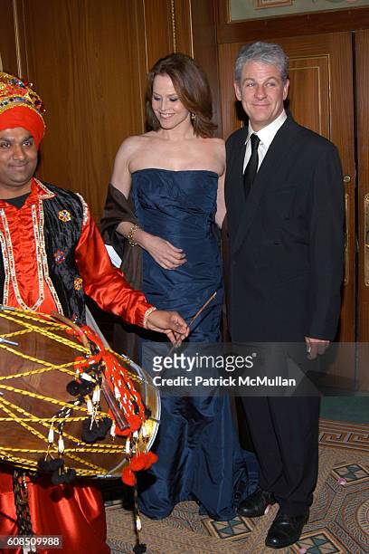 Sigourney Weaver and Jim Simpson attend The Royal Rajasthan Gala Benefiting the Brain Trauma Foundation at The Pierre Hotel on March 7, 2007 in New...