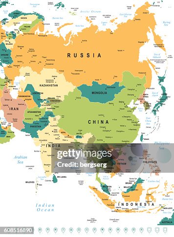 Asia Map Asia Map
