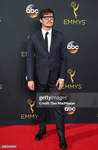 Actor Pedro Pascal attends the 68th Annual Primetime Emmy Awards at Microsoft Theater on September 18, 2016 in Los Angeles, California.