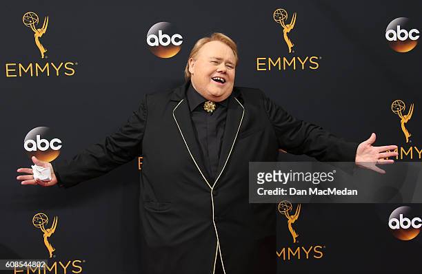 Actor Louie Anderson attends the 68th Annual Primetime Emmy Awards at Microsoft Theater on September 18, 2016 in Los Angeles, California.