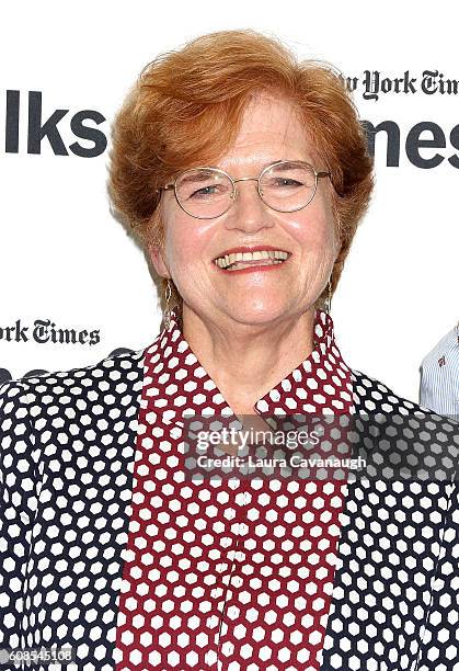 Deborah E. Lipstadt attends TimesTalks at Merkin Concert Hall on September 19, 2016 in New York City.