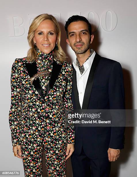 Tory Birch and Imran Amed attends the Business of Fashion #BoF500 Gala Dinner at The London EDITION on September 19, 2016 in London, England.