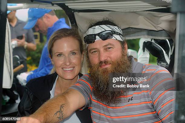 Korie Robertson and Willie Robertson attend the 10th Annual Eric Trump Foundation Golf Invitational at Trump National Golf Club Westchester on...