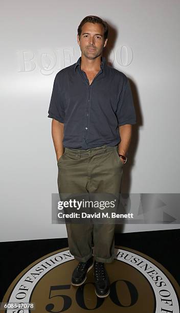 Patrick Grant attends the Business of Fashion #BoF500 Gala Dinner at The London EDITION on September 19, 2016 in London, England.