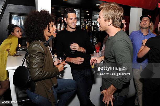 Actress Margot Bingham and Rick Cosnett attend the Labyrinth Theater Company's Celebrity Charades Gala 2016 at Capitale on September 19, 2016 in New...