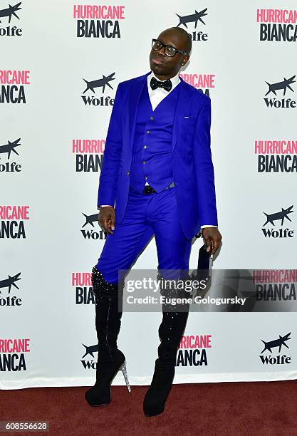 Bob the Drag Queen attends the US Premiere Of HURRICANE BIANCA Starring Bianca Del Rio at DGA Theater on September 19, 2016 in New York City.