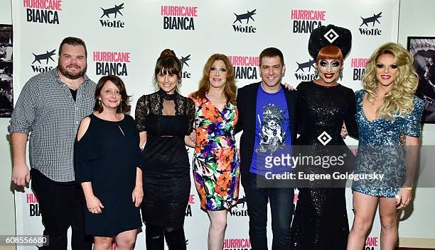 Ash Christian, Rachel Dratch, Molly Ryman, Bianca Leigh, Matt Kugelman, Bianca Del Rio, Bianca Del Rio, and Willam Belli attend the US Premiere Of...