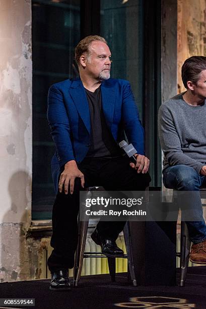 Actor Vincent D'Onofrio discusses "The Magnificent Seven" during AOL Build at AOL HQ on September 19, 2016 in New York City.