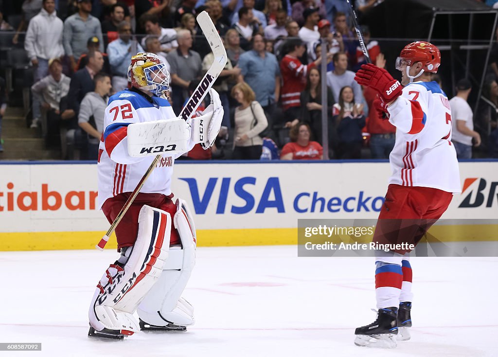 World Cup Of Hockey 2016 - Russia v Team North America