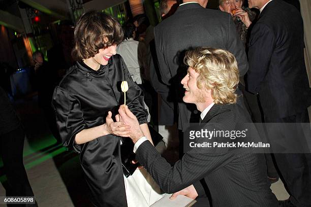 Vera Farmiga and Renn Hawkey attend The NRDC 9th Annual Benefit honoring VANITY FAIR's GRAYDON CARTER at The Cunard Building on March 7, 2007 in New...