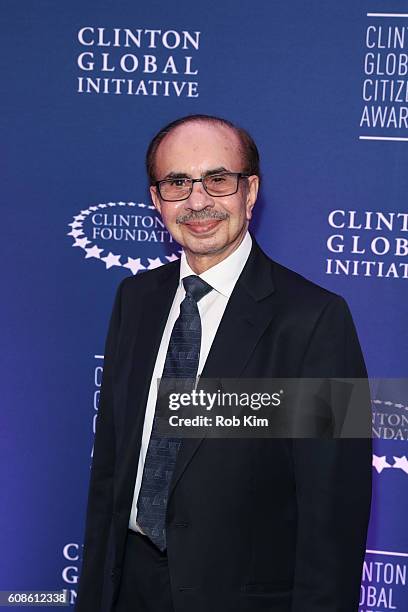 Adi Godrej attends the 10th Annual Clinton Global Citizen Awards at Sheraton New York Times Square on September 19, 2016 in New York City.