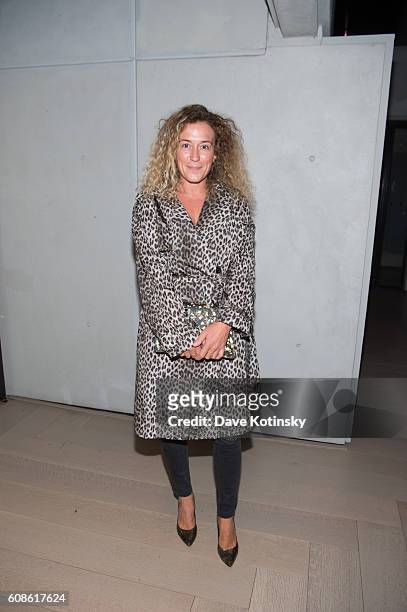 Guests attend the Daniel Arsham "Colorblind Artist: In Full Color" at Spring Place on September 19, 2016 in New York City.