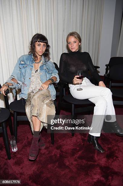 Guests attend the Daniel Arsham "Colorblind Artist: In Full Color" at Spring Place on September 19, 2016 in New York City.