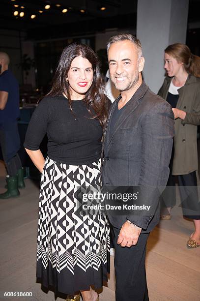 Fernanda Abdallaattends the Daniel Arsham "Colorblind Artist: In Full Color" at Spring Place on September 19, 2016 in New York City.