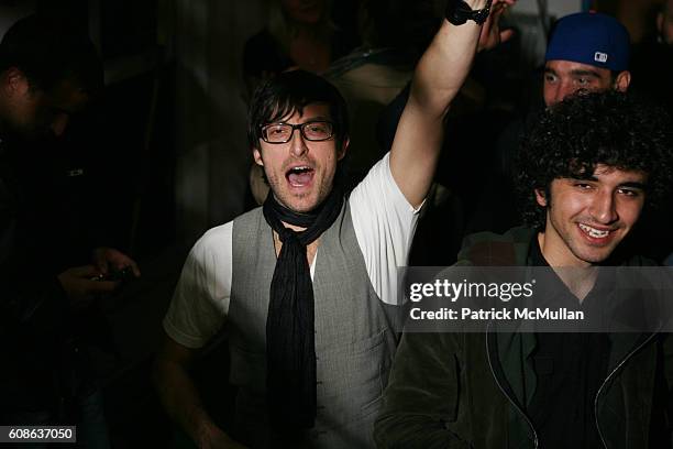 Ernesto Qualizza and Alexey Yurenev attend Birthday Party for DIEGO FUGA at Private Residence on March 31, 2007 in New York City.
