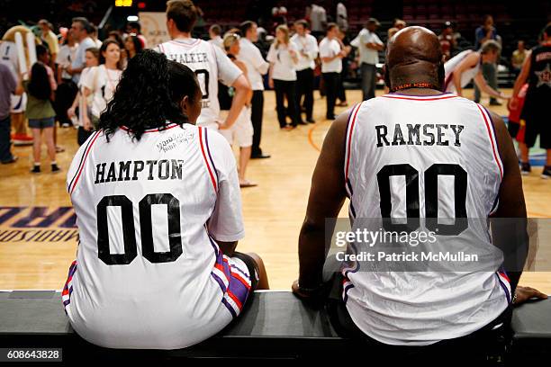 Kym Hampton and Cal Ramsey attend 5th Annual iStar Charity Foundation Event at Madison Square Garden on June 18, 2007 in New York City.